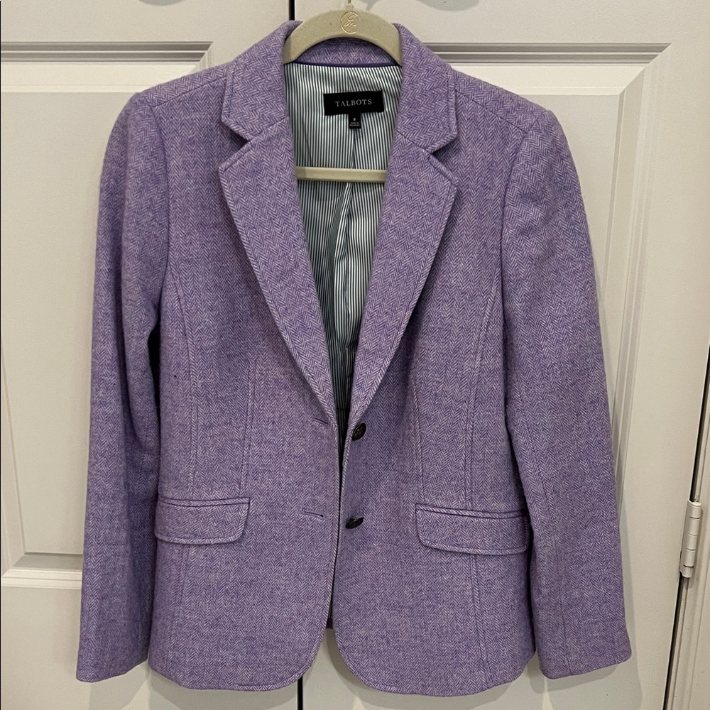Talbots Purple Blazer